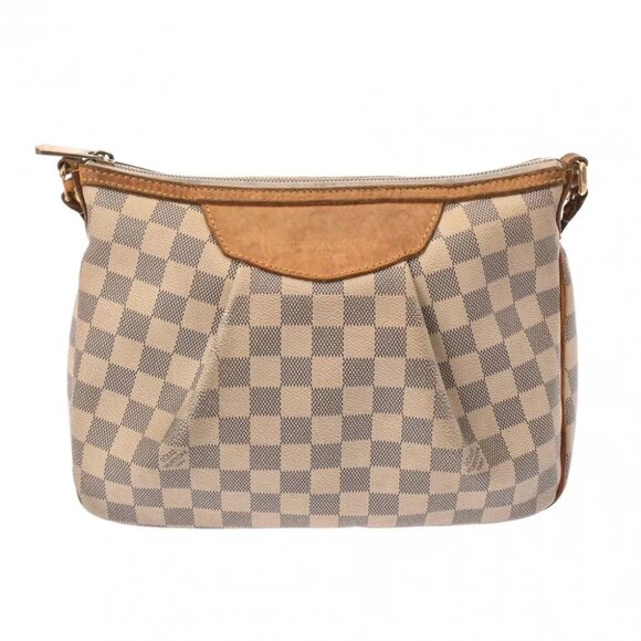 LOUIS VUITTON Damier Azur White/Blanc N41113 shoulder bag